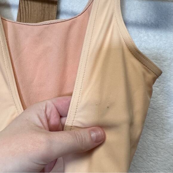 Adidas Swim Trefoil Light Pink Sleeveless One Piece Swimsuit Size S - Picture 10 of 12